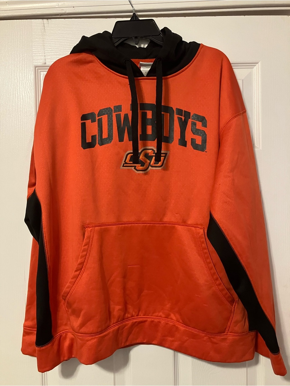 Oklahoma State Cowboys Section 101 Orange Mens Size XL Hooded Sweatshirt